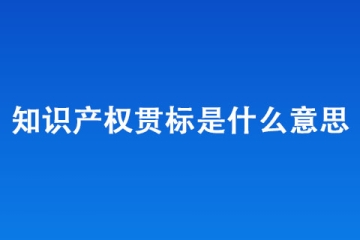 知识产权贯标是什么意思？有什么用？