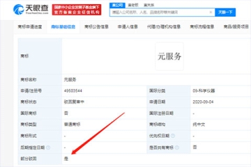 华为申请注册元服务商标再次被驳回