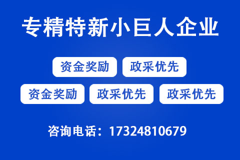 专精特新小巨人企业申报方式