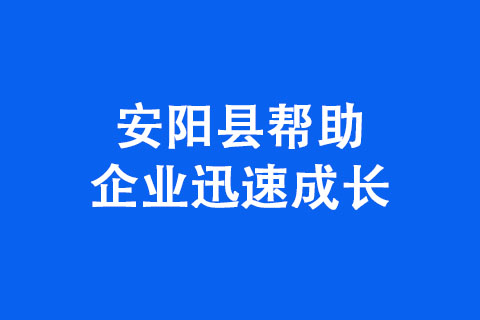 安阳市安阳县帮助企业迅速成长